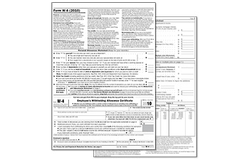 2012 W-4 Standard Form