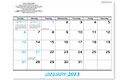 2 Color Doodle Pad Calendar Refill