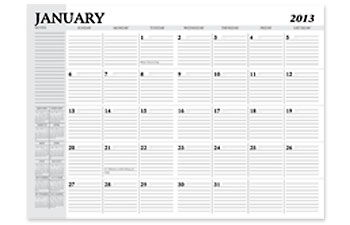 Deluxe Monthly Planner Refill