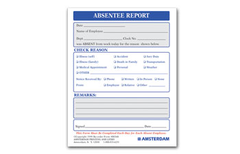 Absentee Report