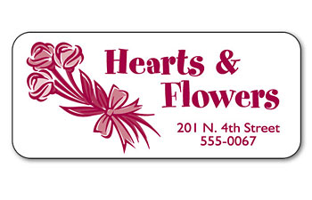 Economical Advertising Labels 2X7/8