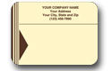 Glossy Mail Labels 1 Up Flat