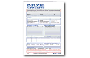 Employee Warning Report