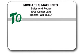 Matte Mail Labels Rolled