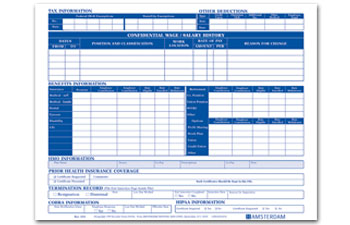 Confidential Employee Form