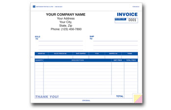 Invoice 2 Part 8.5 X 7