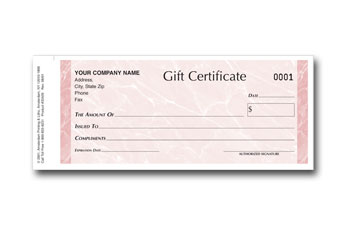 Marble Gift Certificate