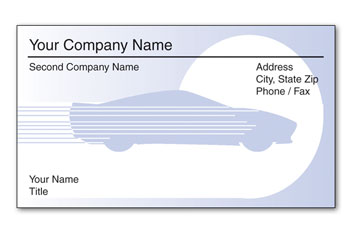 Auto Business Cards