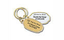 Crescent Keychain Gold/Gold