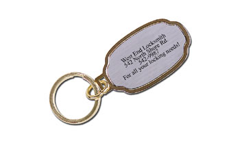 Crescent Keychain Gold/Silver