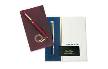 Gnu Mthy Plnr/Crown Pen Gift Set