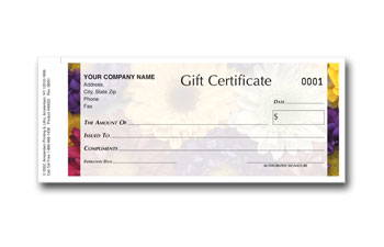 Floral Gift Certificate