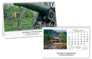 American Landmarks Dsk Calendar