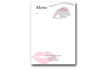 Beauty Memo Eye Design