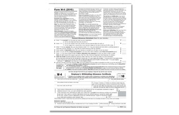 W-4 For 2010-Bond