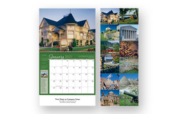 American Landmarks Wall Cal-Spiral