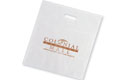 15X18x4 Clear Frosted Die Cut Bag