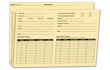 Confidential Info. Pocket File
