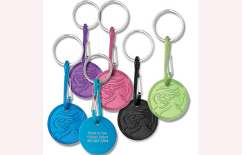 Beauty Medallion Keychain