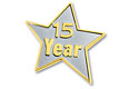 Star Service Award Pin - 15 Yr