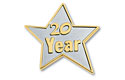 Star Service Award Pin - 20 Yr