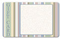 gift card - striped