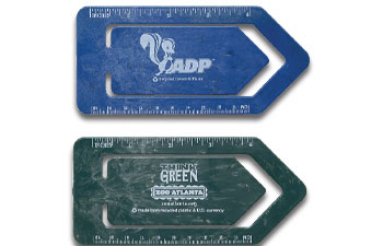 Recycled Bookmark Ruler
