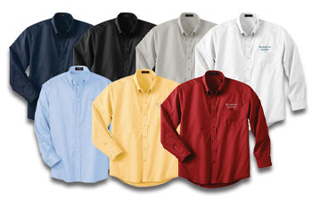 Mens Long Sleeve Twill Shirt