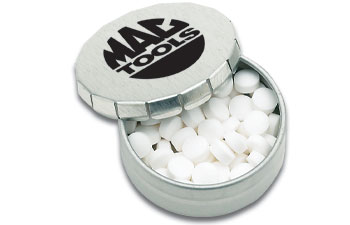 Round Tin Of Mints