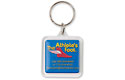 Square Domed Key Ring