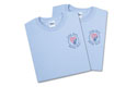Caring Hearts Blue Tee-Medium