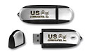 Oval Two Tone Usb 2Gb Flash Drive