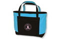 Pink Ribbon Blue Showcase Tote