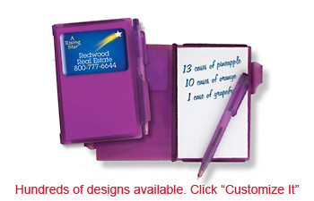Translucent Mini Notepad & Pen
