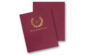 Fast Folders Linen Foil Stamp