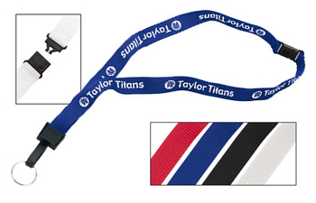 3/4 Breakaway Lanyard W Key Ring