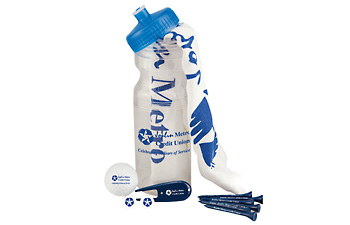 Water Bottle Caddy With Nike Ball