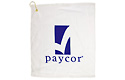 15"X18" White Hemmed Golf Towel