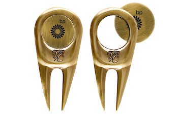 Engraved Ball Marker Divot Tool