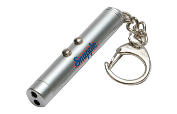 Dual Beam Laser Pointer Keychain