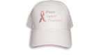 Bca Pink Ribbon White Hat