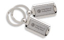 Caring Hearts Sterling Slvr Key Tag