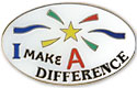 I Make A Difference Lapel Pin