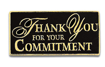 Thank You For Your Commitment