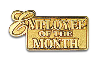 Pin Goldtone Employee Of The M