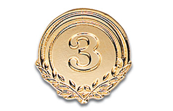 Three Years Of Service - Goldtone