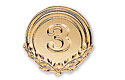 Three Years Of Service - Goldtone