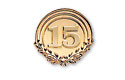Fifteen Years Of Service -Goldtone