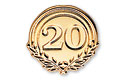 Twenty Years Of Service - Goldtone