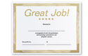 certificate - great job!